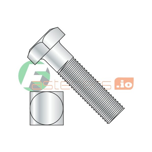 Newport Fasteners Square Head Bolt, Steel, Zinc Plated, 5/16"-18 Thread Size, 1-1/4" Lg, 1000 PK 987172 - main